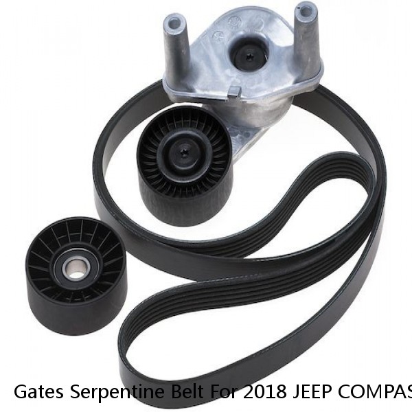Gates Serpentine Belt For 2018 JEEP COMPASS L4-2.4L