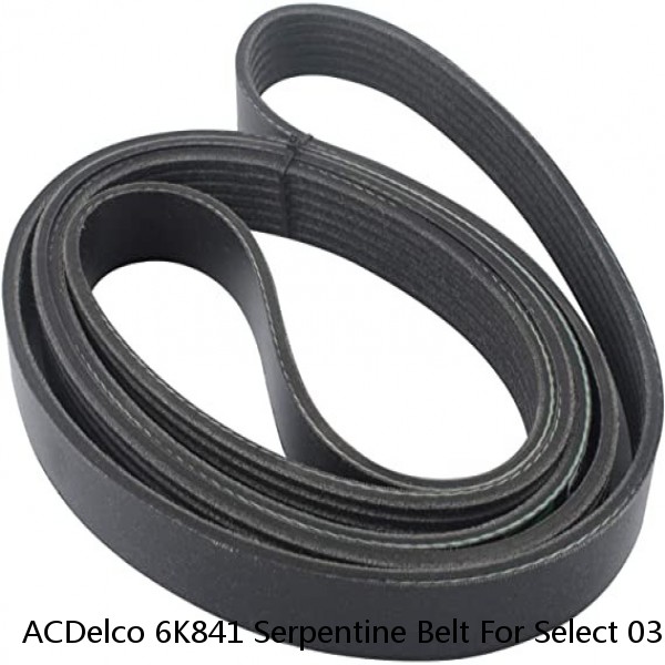 ACDelco 6K841 Serpentine Belt For Select 03-17 Acura Honda Mercedes-Benz Models #1 small image