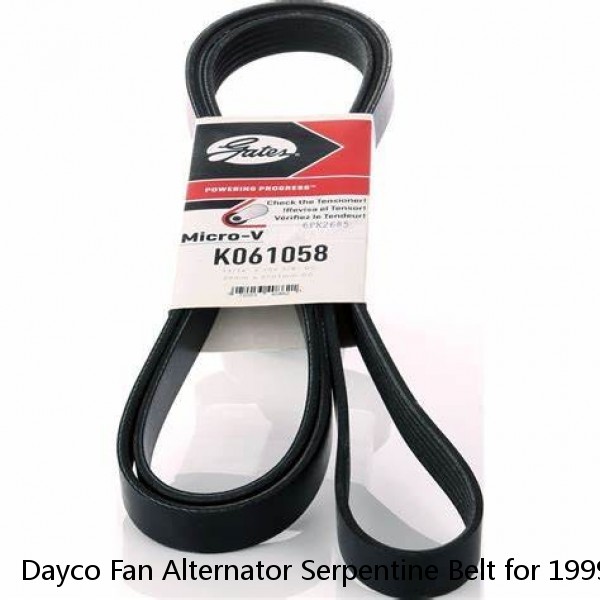 Dayco Fan Alternator Serpentine Belt for 1999-2005 Suzuki Grand Vitara 2.5L ls #1 small image