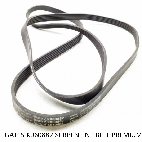 GATES K060882 SERPENTINE BELT PREMIUM OE MICRO-V / RIBBED BELT - New! #1 image