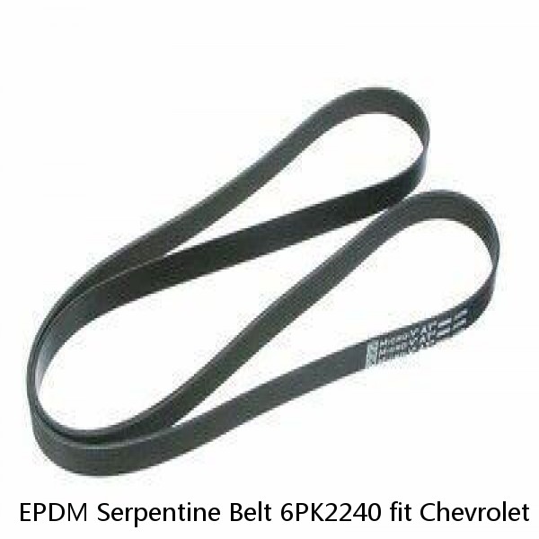 EPDM Serpentine Belt 6PK2240 fit Chevrolet Dodge Ford GMC Jeep Mazda Toyota #1 image