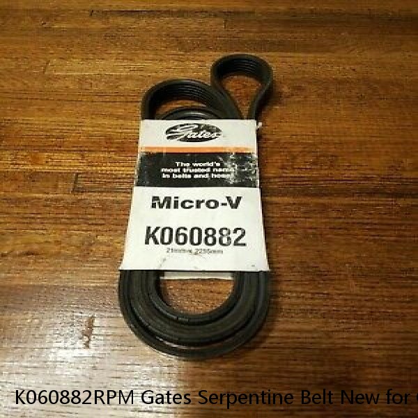 K060882RPM Gates Serpentine Belt New for Chevy Mercedes Ram Truck J Series 1500 #1 image