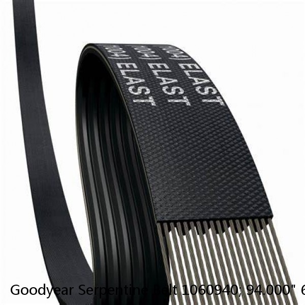 Goodyear Serpentine Belt 1060940; 94.000" 6-Rib Multi V-Belt EPDM #1 image
