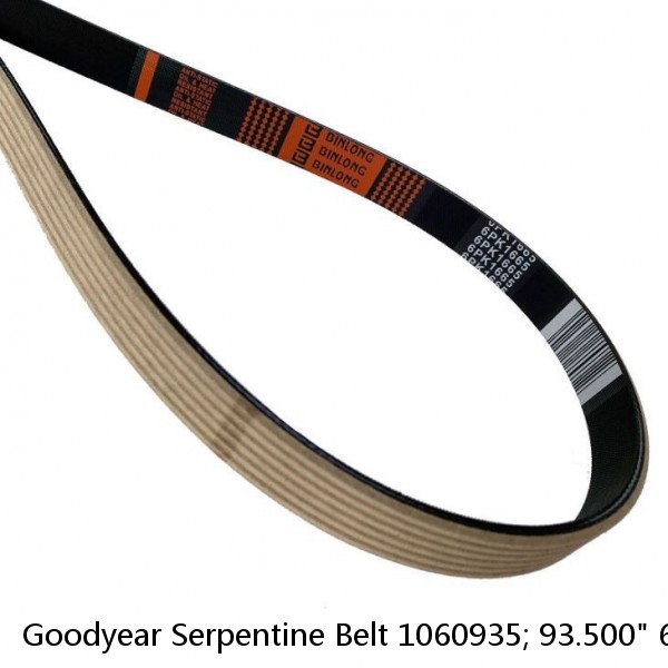 Goodyear Serpentine Belt 1060935; 93.500" 6-Rib Multi V-Belt EPDM #1 image