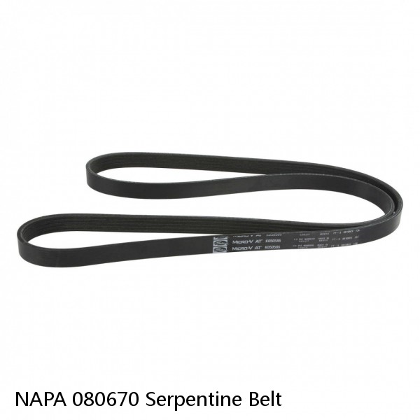 NAPA 080670 Serpentine Belt #1 image